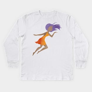 Woman Power Kids Long Sleeve T-Shirt